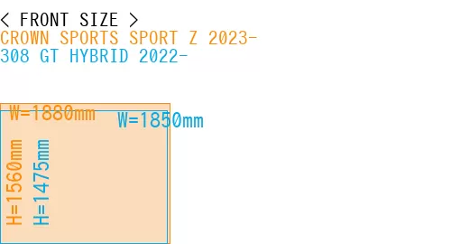 #CROWN SPORTS SPORT Z 2023- + 308 GT HYBRID 2022-